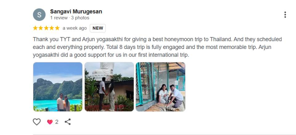 5-Star Review by Mrs. Sangavi Murugesan